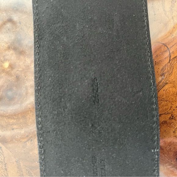 Garnet Hill Black Leather Belt